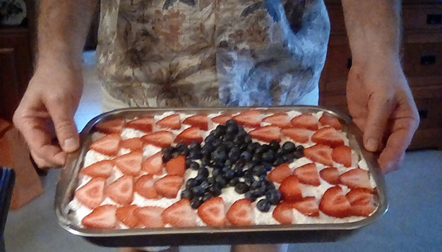 Fourth of July cake